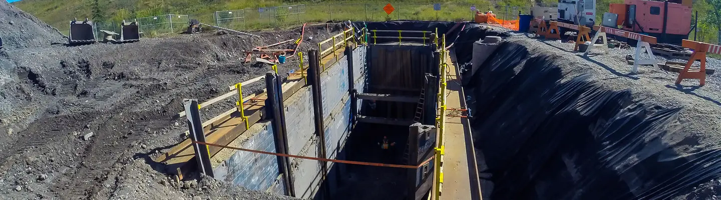 Trench shoring