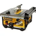 Yellow and Black Tile Saw on White Background Product Shot