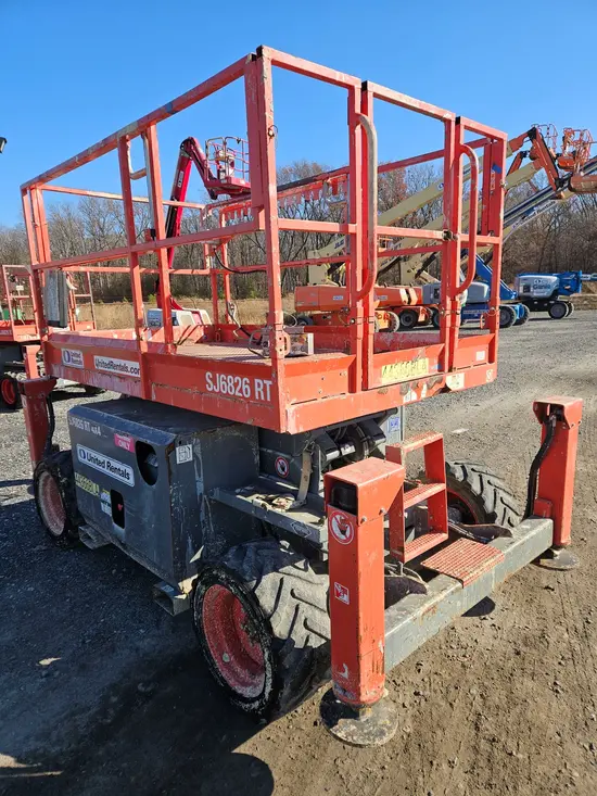 2017 Skyjack SJ6826RT Rough Terrain Scissor Lift