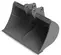 Gray Paladin mini-excavator bucket