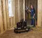 Black Mi-T-M 120 volt electric air compressor