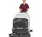 Gray and black NILFISK Walk-behind Floor Scrubber, 32 in., 12V Electric Powered