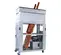 White and orange ABATEMENT HEPA Dust Containment Cart
