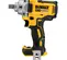 Yellow and black and silver DEWALT Impact Wrench, 1/2 in., Cordless Electric Powered