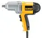 Yellow and black and silver DEWALT Impact Wrench, 1/2 in., Electric Powered