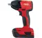 Red and black HILTI Impact Wrench, 3/8 in., Cordless Electric Powered