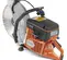 Orange, black and gray HUSQVARNA Concrete Cut-off Saw, 14 in., Gas Powered