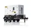 Black and white JCB 56-64 kW Towable Generator, Tier 4 Diesel