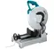 Green and silver Makita 14" electric chop saw