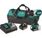 Green and black MAKITA Impact Wrench, 1/2 in., Cordless Electric Powered