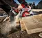 Red, black and gray MILWAUKEE Circular Saw, 7-1/4 in., Cordless, Electric Powered