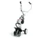 White and silver and black STIHL Hand-held Tiller, Two-cycle Engine