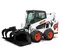 White, black and orange BOBCAT 2,600-3,000 lb. Skid Steer