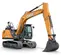 Orange and gray CASE 29,000-38,000 lb. Excavator