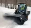 Gray Paladin Angle Broom Attachment for Skid Steer