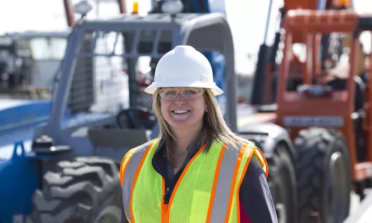 Worker Female Jobsite