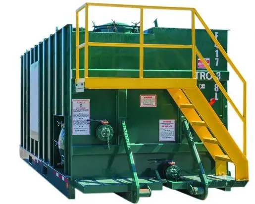 Frack Tank with stairs