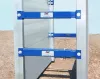 Silver and blue GME Trench Box