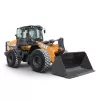 Orange and black Case wheel loader