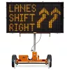 Orange Wanco solar powered Full-matrix Variable Message Sign
