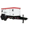 White and black and red CUMMINS 145-159 kW Towable Generator, Tier 4 Diesel