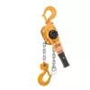 Yellow and black and silver KITO Come-Along, 3 Ton