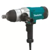 Green and silver and black MAKITA Impact Wrench, 1 in., Electric Powered