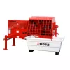 Red and white MULTIQUIP Mortar Mixer, 12 cubic ft., Gas Powered