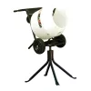 White and black MULTIQUIP Concrete Mixer, 3 cubic ft., Electric Powered