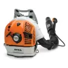 Orange and white Stihl backpack blower