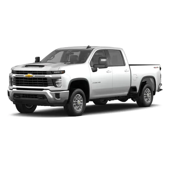White Chevrolet Silverado half-ton pickup truck