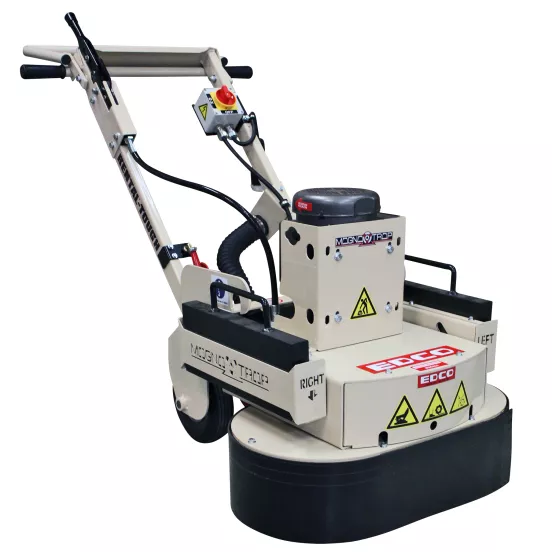 Beige EDCO Walk-behind Concrete Grinder, Dual Head, Electric Powered
