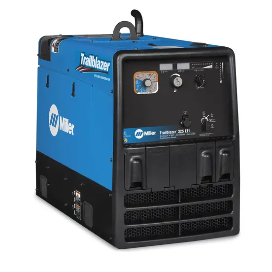 Blue and black Miller Trailblazer 300 amp arc welder