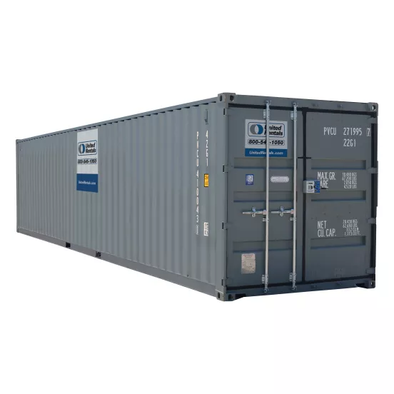 Gray 40 ft. by 8 ft. by 8.5 ft. Storage Container