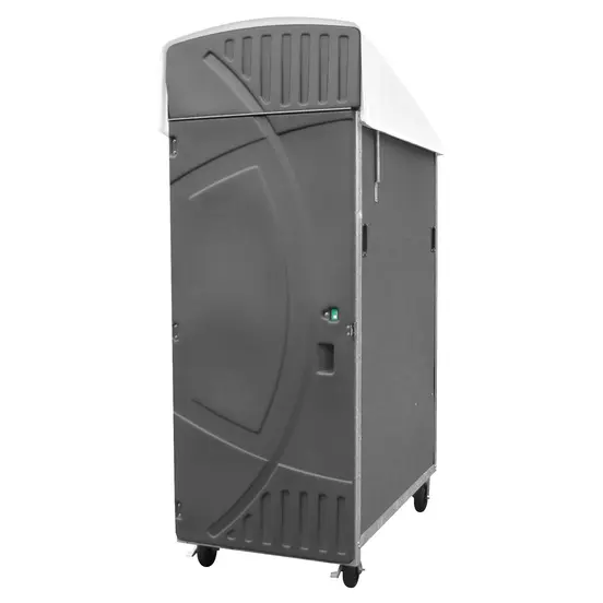 Gray Satellite Highrise Hoistable Porta Potty