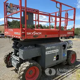 2018 Skyjack SJ6832RT Rough Terrain Scissor Lift