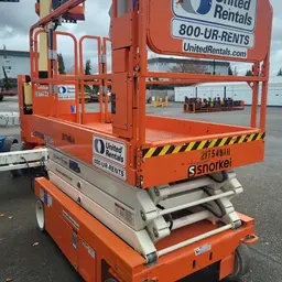 2018 Snorkel S4726E Scissor Lift
