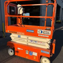 2018 Snorkel S3219E Scissor Lift